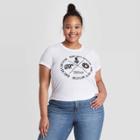 Women's Plus Size The Office Bears Beets Battlestar Short Sleeve Graphic T-shirt - White