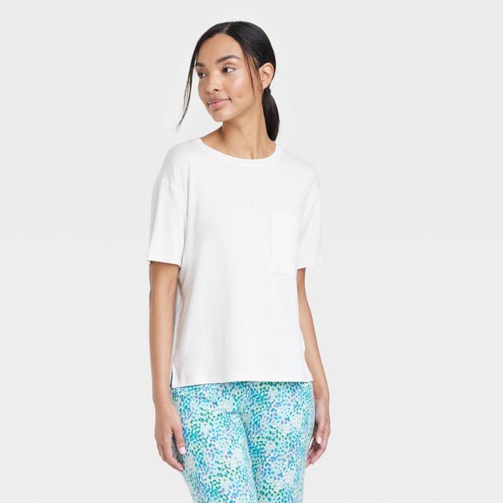 Women's Beautifully Soft Sleep T-shirt - Stars Above Cream