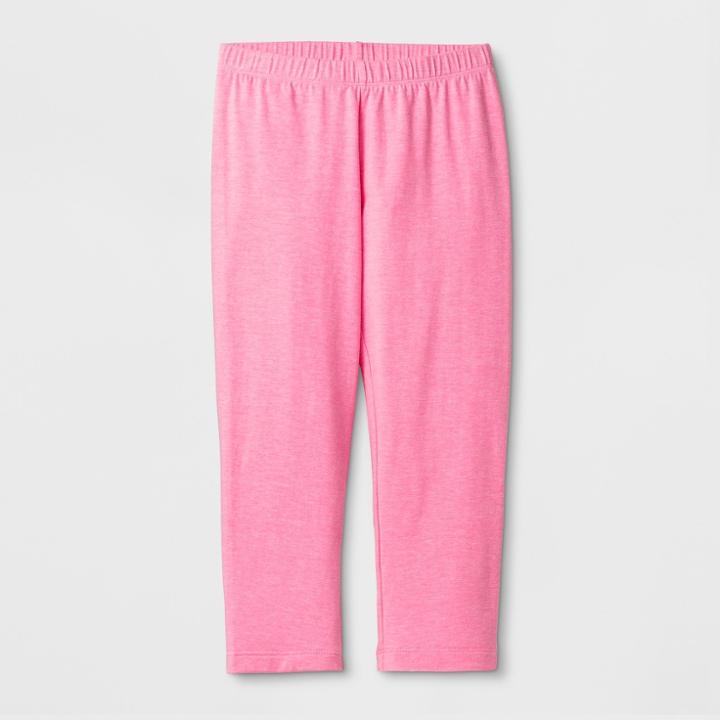 Girls' Capri Leggings Pants - Cat & Jack Pink