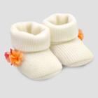 Baby Girls' Pom Bootie - Just One You Made By Carter's White Baby,