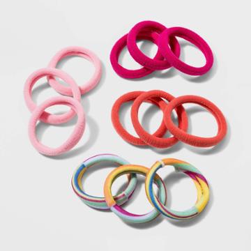 Mixed Finish Nylon Hosiery Pony Set 12ct - Wild Fable ,