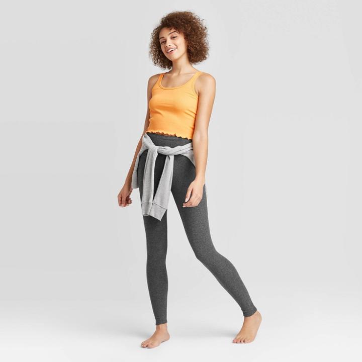 Women's Ribbed Tank Top - Colsie Gold