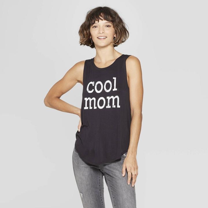 Women's Cool Mom Tank Top - Grayson Threads (juniors') - Black