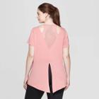 Women's Plus Size T-shirt - C9 Champion Rose Pink 3x, Size:
