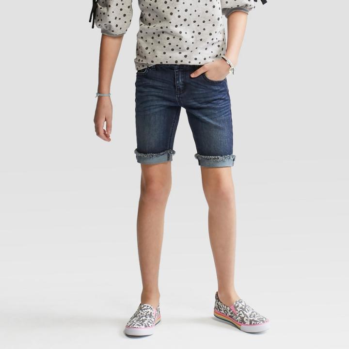 Girls' Denim Bermuda Shorts - Cat & Jack Midnight