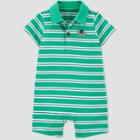Baby Boys' Elephant Striped Romper - Just One You Made By Carter's Green