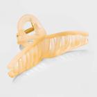 Frosted Loop Claw Clip - A New Day Yellow