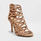 Target Women's Jillian Caged Heel Pumps - A New Day Taupe (brown)