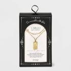 No Brand 14k Gold Dipped 'virgo' Zodiac Pendant Necklace - Gold