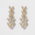 Sugarfix By Baublebar Dazzling Drop Earrings - Clear, Girl's
