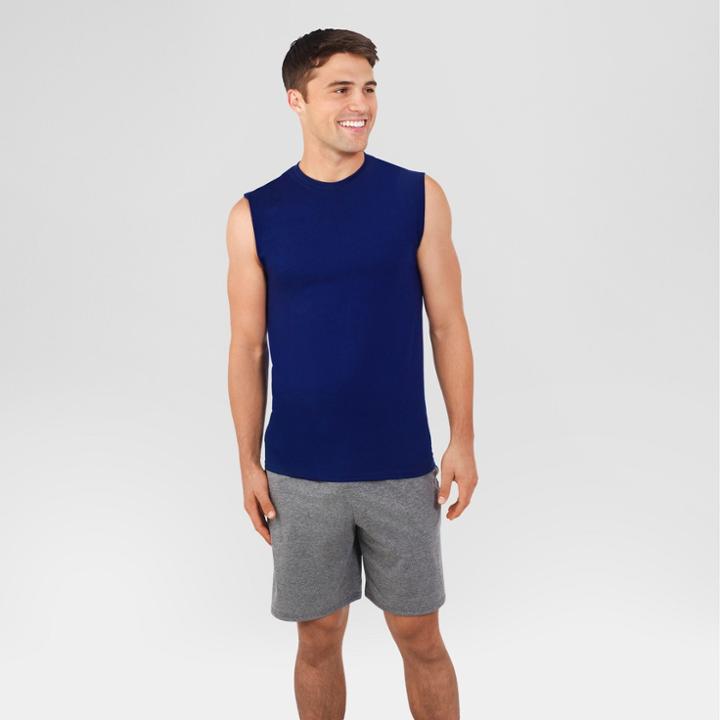 Fruit Of The Loom Select Men's Tank - Navy (blue)