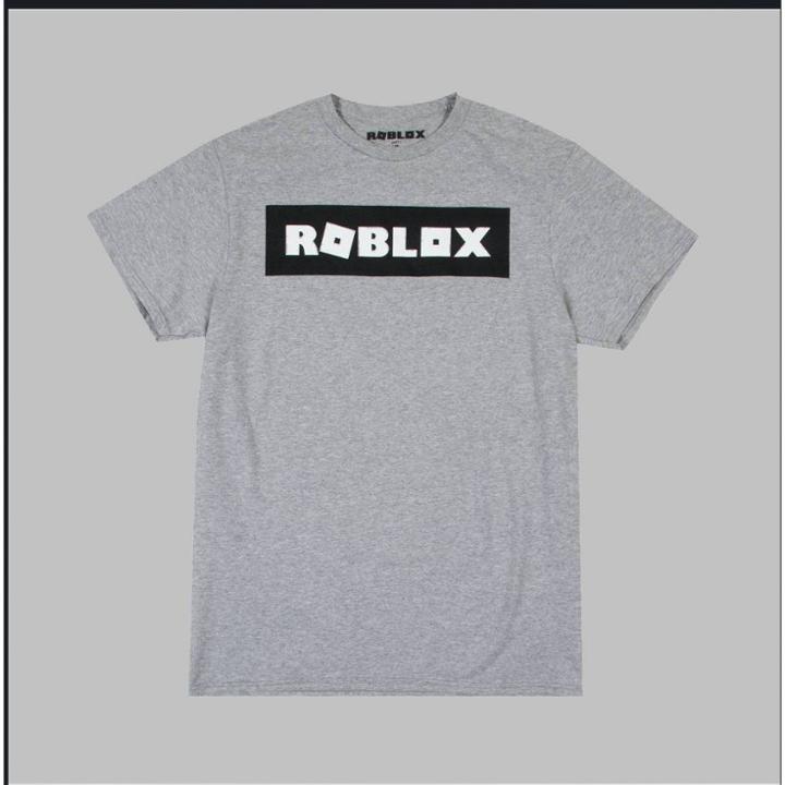 Men's Roblox Logo Short Sleeve Graphic T-shirt - Gray