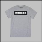 Men's Roblox Logo Short Sleeve Graphic T-shirt - Gray