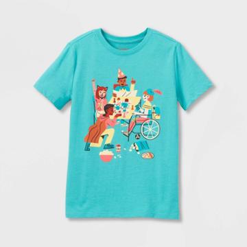 Boys' Dungeon And Dragons Graphic T-shirt - Cat & Jack - Turquoise