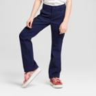 Plus Size Girls' Bootcut Twill Uniform Chino Pants - Cat & Jack Navy (blue)