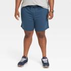 Men's Big & Tall 8.5 Regular Fit Pull-on Shorts - Goodfellow & Co Dark Blue