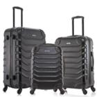 Inusa Endurance Lightweight Hardside Checked Spinner Luggage Set