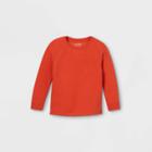 Toddler Knit Pullover Sweatshirt - Cat & Jack Orange