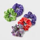 Velvet And Satin Hair Twisters 5pk - Wild Fable Purple/green
