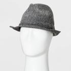 Men's Plaid Fedora Hat - Goodfellow & Co Gray M/l, Size: