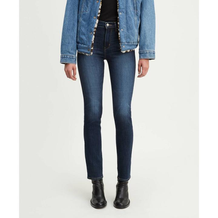 Levi's Women's 724 High-rise Straight Fit Jeans - Carbon Glow