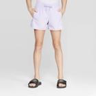 Umbro Girls' Woven Running Shorts - Lavender Purple
