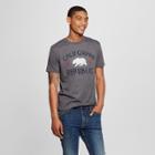 Men's Short Sleeve California Republic With Bear Graphic T-shirt - Awake Charcoal