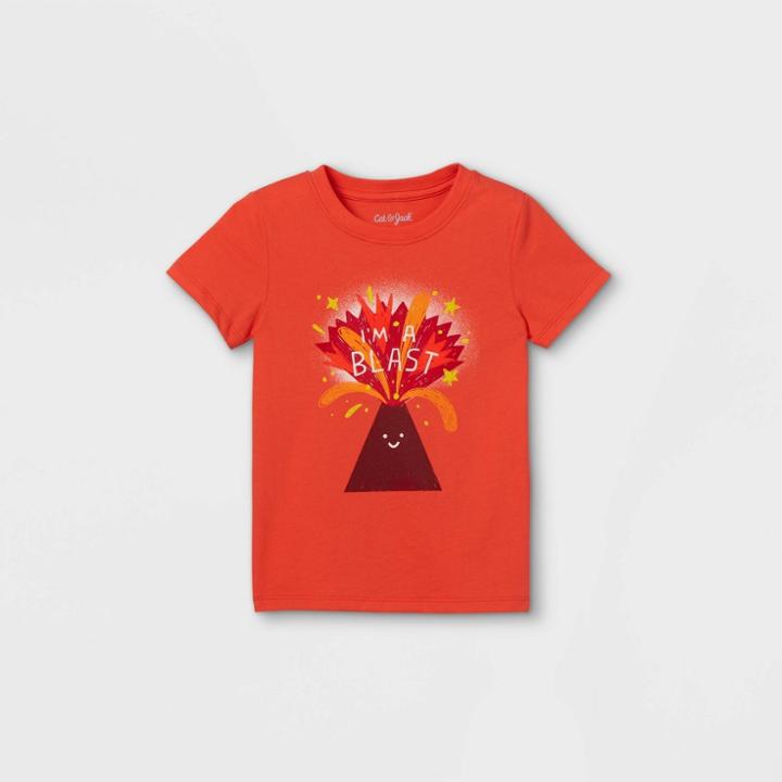 Toddler Boys' 'i'm A Blast' Graphic Short Sleeve T-shirt - Cat & Jack Orange