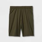 Boys' Soft Gym Shorts - All In Motion Olive Green