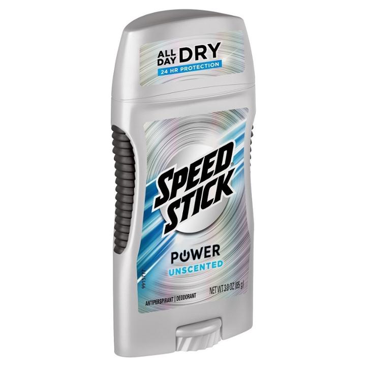 Speed Stick Speedstick Power Unscented Antiperspirant Deodorant