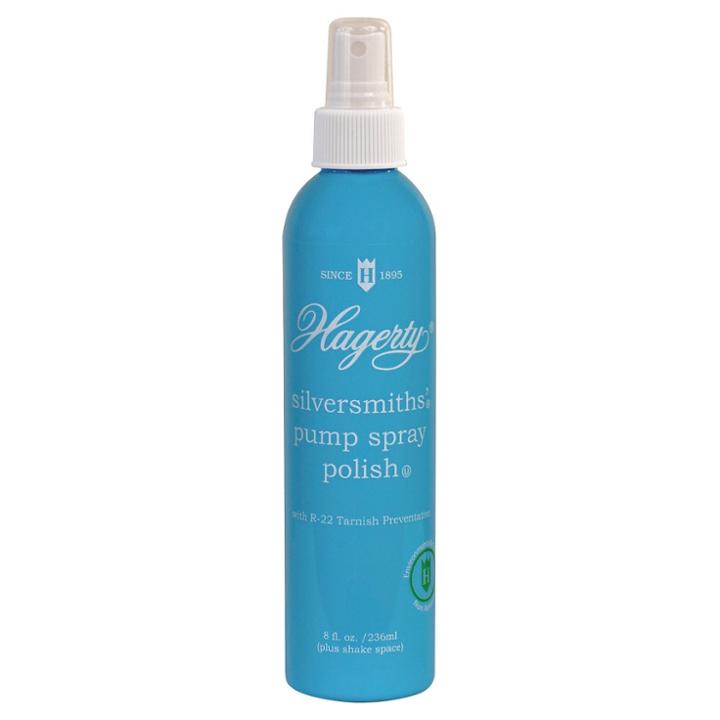 Hagerty Silversmiths' Pump Spray Polish (8 Ozs) With R-22 Tarnish Preventative