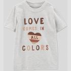Carter's Just One You Toddler 'love Comes In All Colors' T-shirt - Gray