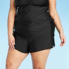 Women's Plus Size Swim Boyshort - Kona Sol Black