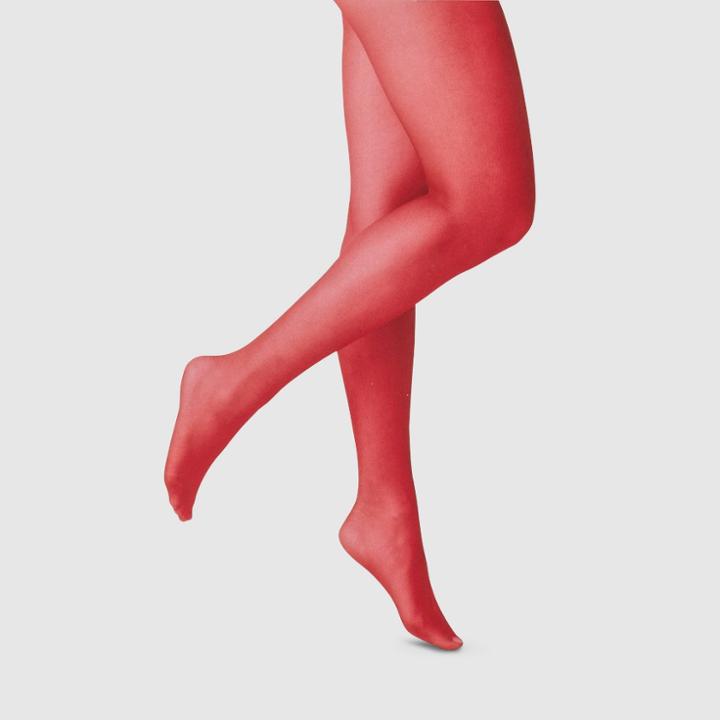 Women's Tulle Tights - A New Day Red Velvet