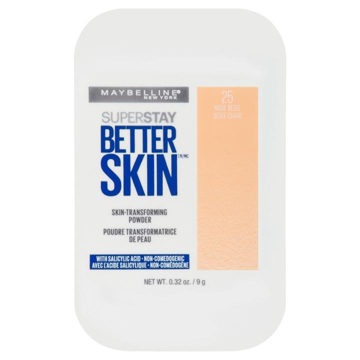 Maybelline Superstay Better Skin Powder Foundation 025 Nude Beige,