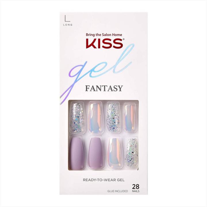 Kiss Nails Kiss Gel Fantasy Fake Nails - Rainbow Rings