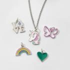 Girls' 5ct Unicorns & Rainbow Charms Diy Necklaces - Cat & Jack,