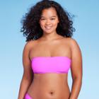 Women's Pull Over Bandeau Bikini Top - Wild Fable Orchid Purple
