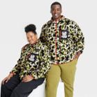 No Brand Black History Month Adult Plus Size Limitless Faux Fur Jacket - Ivory Animal Icon