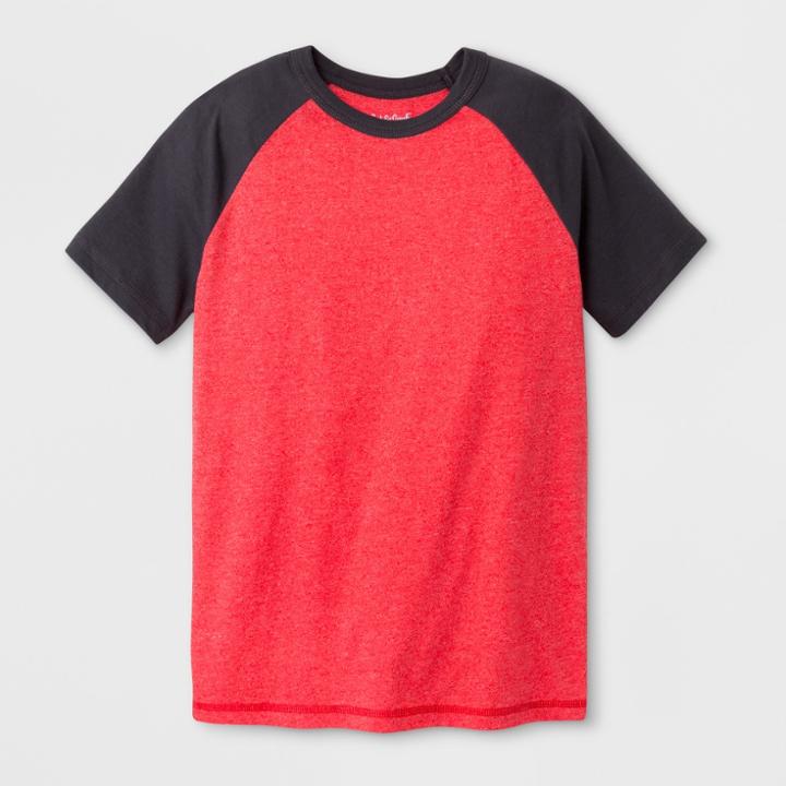 Boys' Short Sleeve T-shirt - Cat & Jack Red