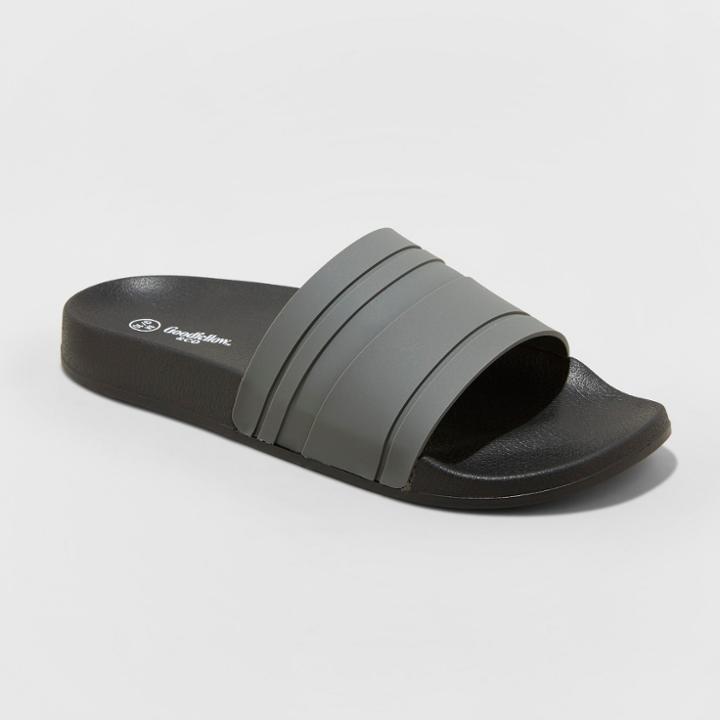 Men's Ricky Slide Sandal - Goodfellow & Co Gray