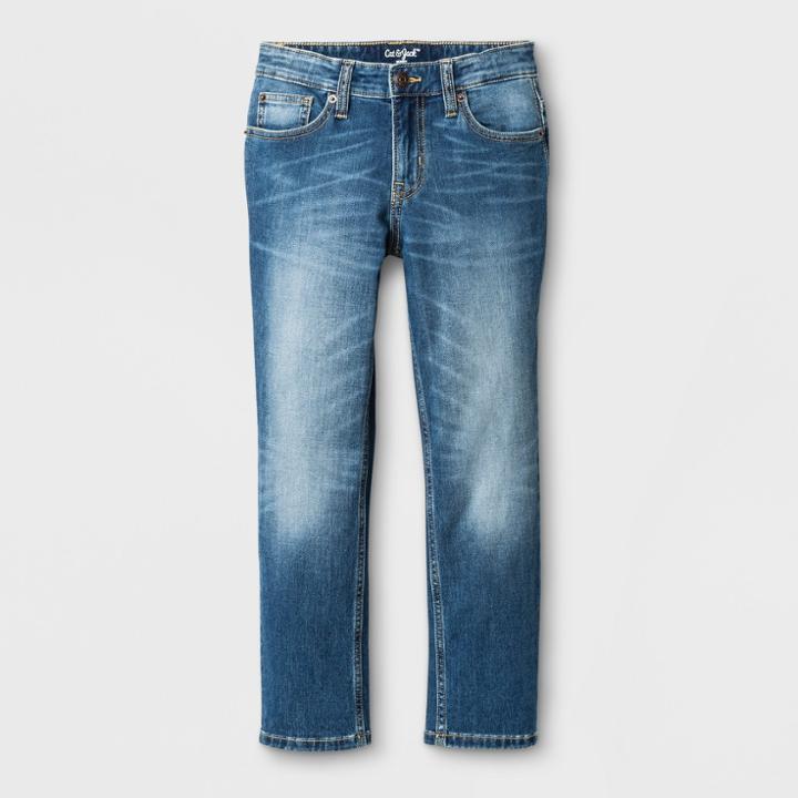 Oversizeboys' Medium Wash Skinny Fit Denim - Cat & Jack Blue