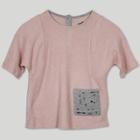 Afton Street Toddler Girls' Hacci Short Sleeve T-shirt - Pink