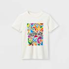 Boys' 'celebrate' Graphic Short Sleeve T-shirt - Cat & Jack Cream
