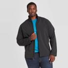 Men's Tall Fullzip Softshell Jacket - Goodfellow & Co Black