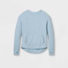 Girls' Soft Fleece Crewneck Sweatshirt - All In Motion Blue