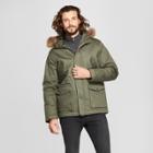 Men's Cotton Winter Military Jacket - Goodfellow & Co Olive