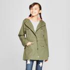 Girls' Twill Parka Jacket - Cat & Jack Vermont Green