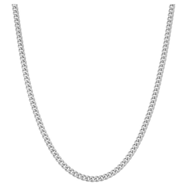 Tiara Sterling Silver 16 - 22 Adjustable Curb Chain, Women's, White