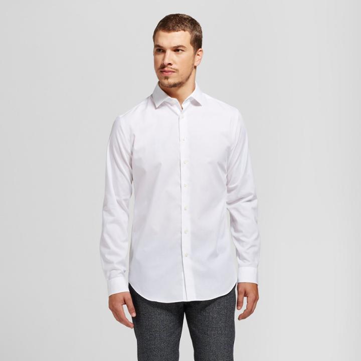 Target Men's Standard Fit Ultimate Button-down Dress Shirt - Goodfellow & Co White